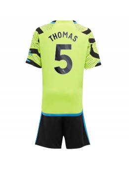 Otroški Nogometna dresi replika Arsenal Thomas Partey #5 Gostujoči 2023-24 Kratek rokav (+ hlače)